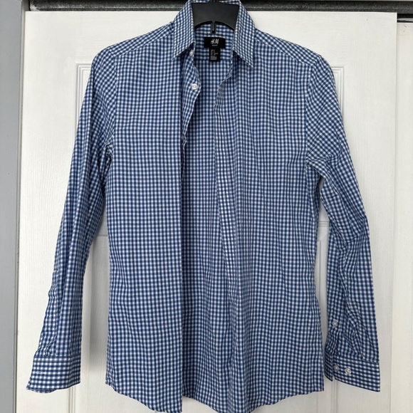 Men’s H&M Shirt - Blue color - Size S - Picture 1 of 3